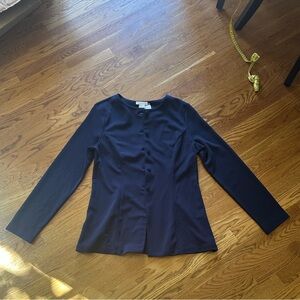 NWT H&M Navy Blue Buttoned Blazer